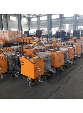 高速公路收费站减速带画线机 黄色凹凸线标线机 学校减速带震荡机
