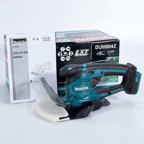 makita牧田剪草机DUM604充电式家用草坪剪园林园艺128V锂电修剪机