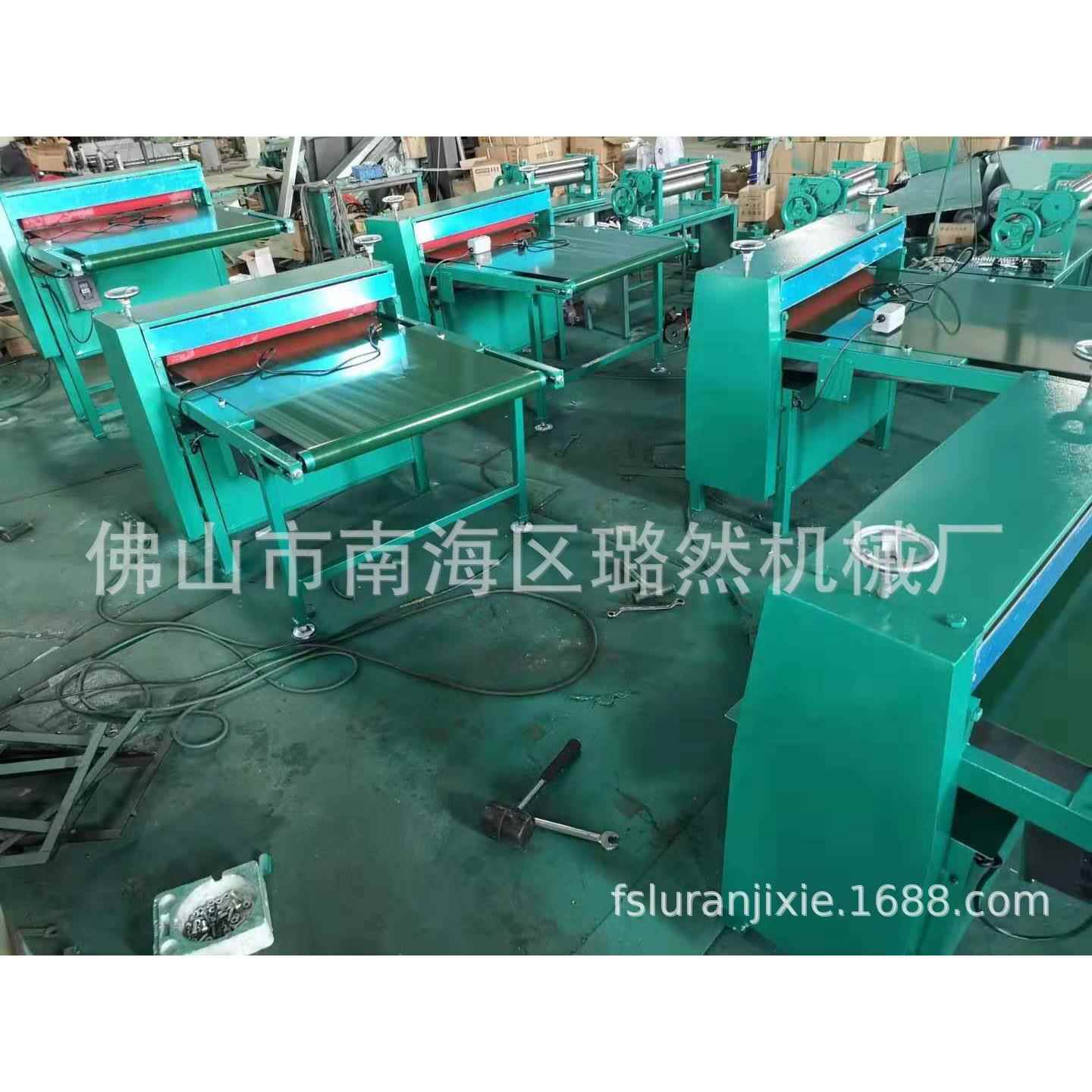 广东厂家直销720型纸品皮壳除皱挤泡滚筒压平整平机配输送带