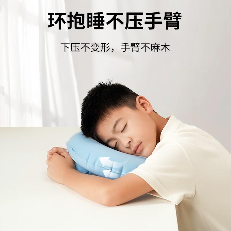 和正充气颈托枕圆形枕头折叠好收纳办公室睡觉充气颈托枕HZ-A6