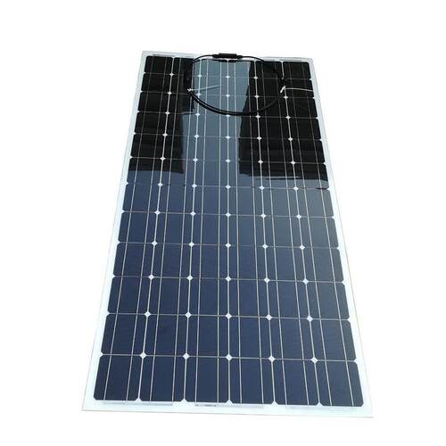 200w柔性太阳能板阳台游艇车顶太阳能光伏板单晶硅太阳能电池发电
