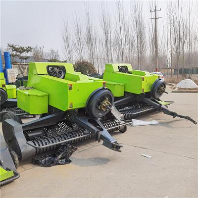 麦秸捡拾器 小马力牵引式拾草机 全自动草捆打捆机