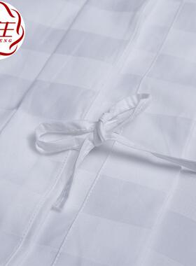 酒店被件0支贡缎被套白色6酒店件套被罩民宿套原产HDX地套直销