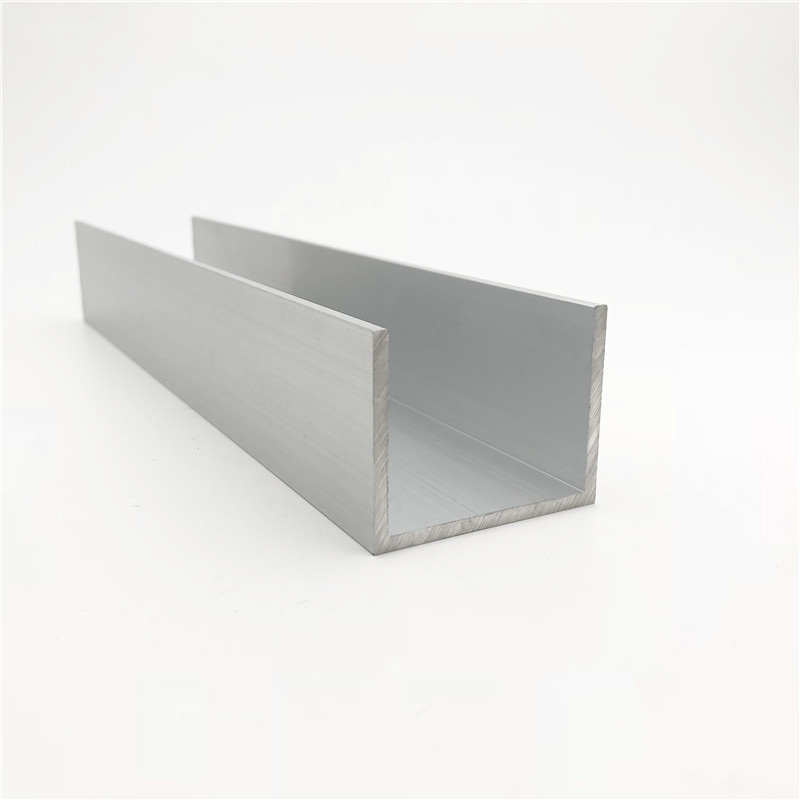 铝合金槽铝50*40*3内径44mmU型铝材导轨玻璃包边扣条装饰线条凹槽