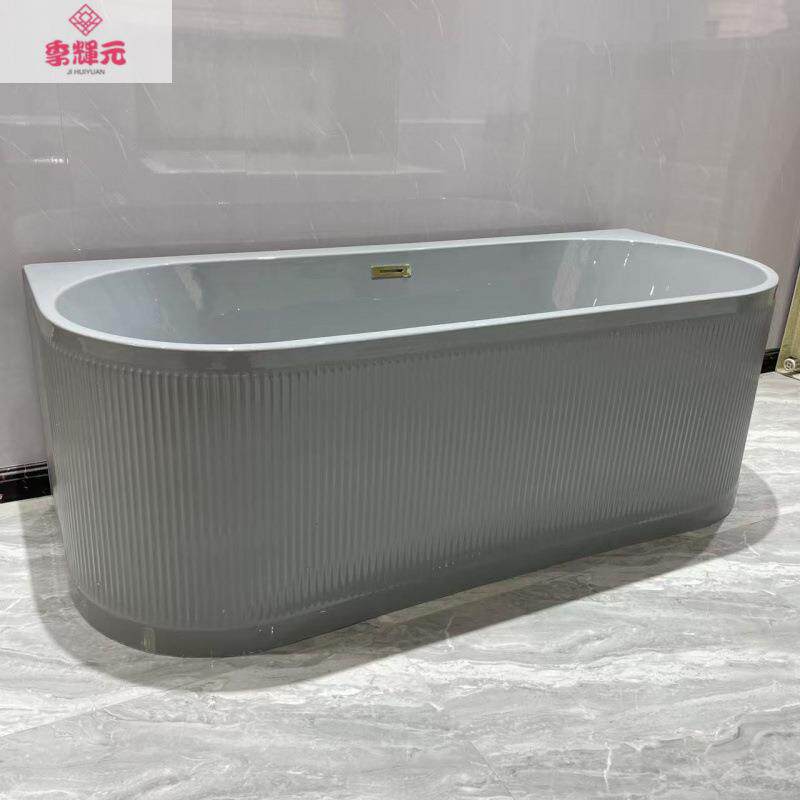 家用加厚亚克力一体成型浴室浴缸成人浴盆免安装酒店宾馆洗澡浴池
