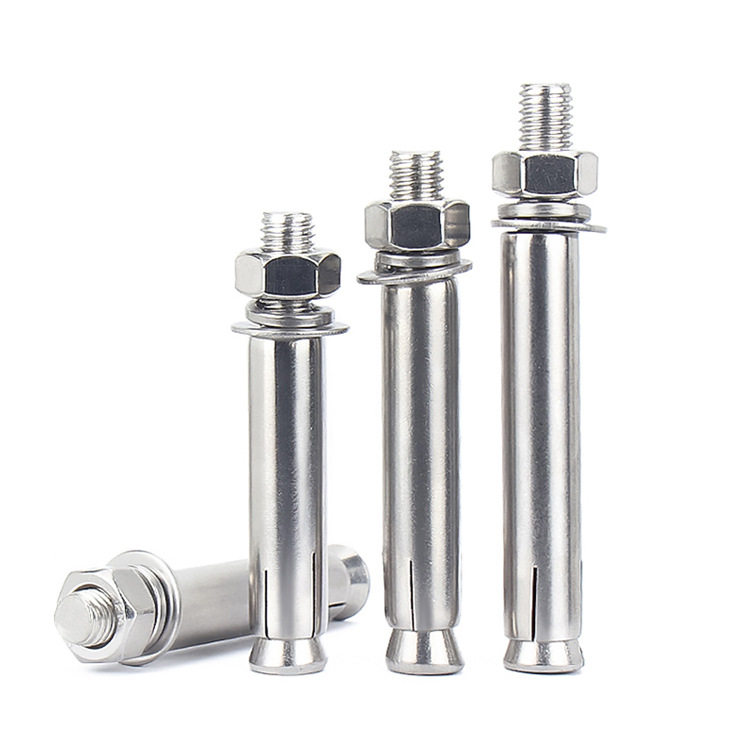 20uyc不钢膨胀螺丝螺栓爆1炸加长拉爆管钉杆m6m810mm12m20膨锈胀