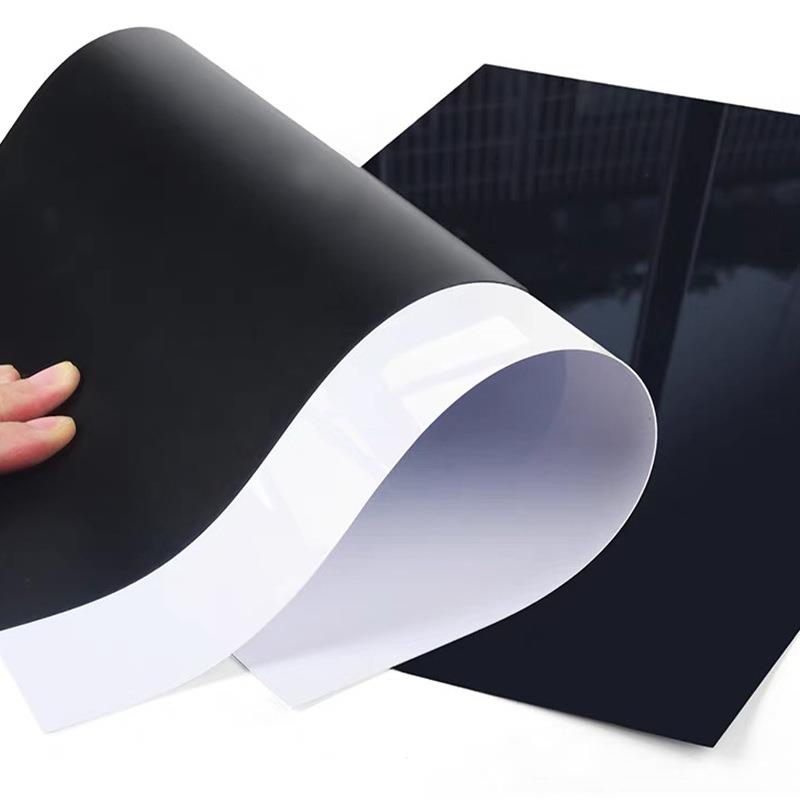 经典亚光黑塑料片PVC片材可折弯哑光白PVC片材黑白色PVC片材