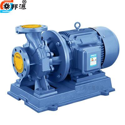 增压泵卧式单级单吸管道离心泵ISW65-315IA冷热水管道循环泵