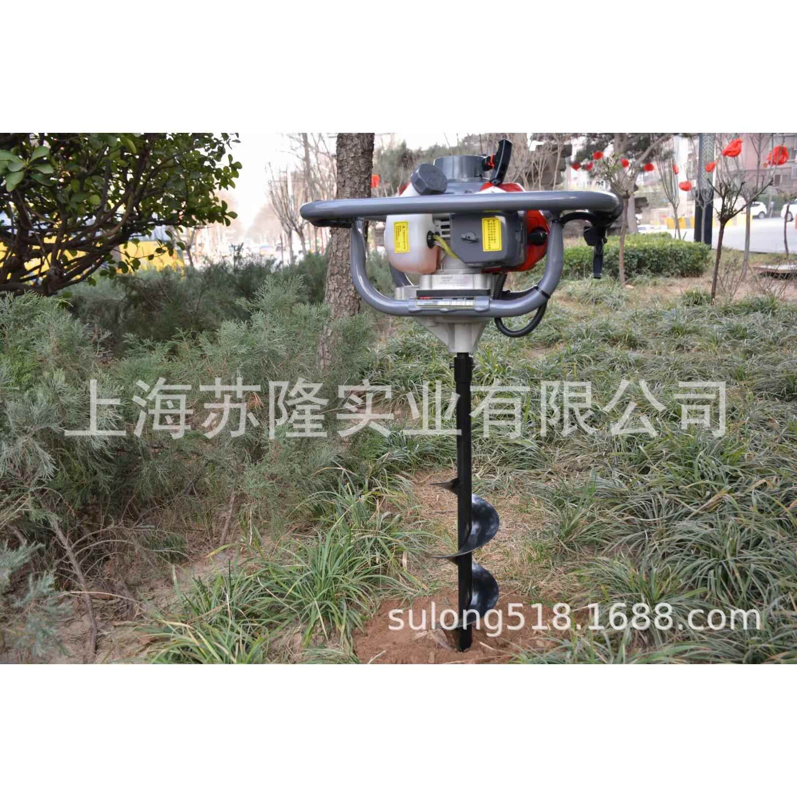 松本铃一单双人地钻 DT452W种植挖坑机 打孔机 钻孔机