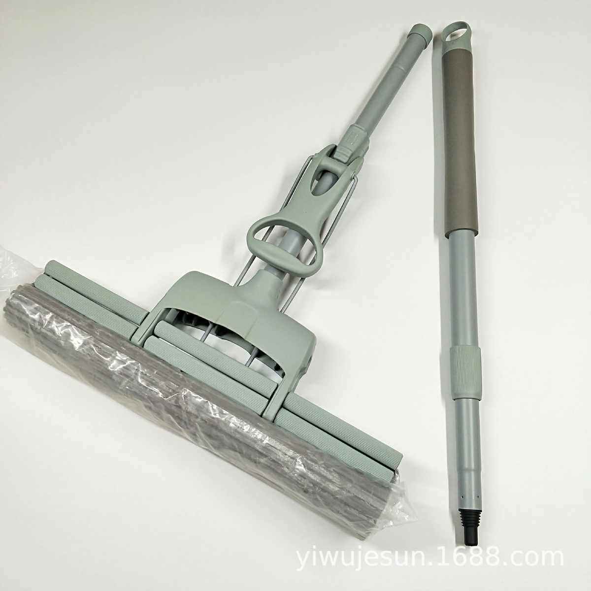 海绵大号拖把 38CM双滚胶棉挤水吸水清洁拖把 厂家直批供超市品质