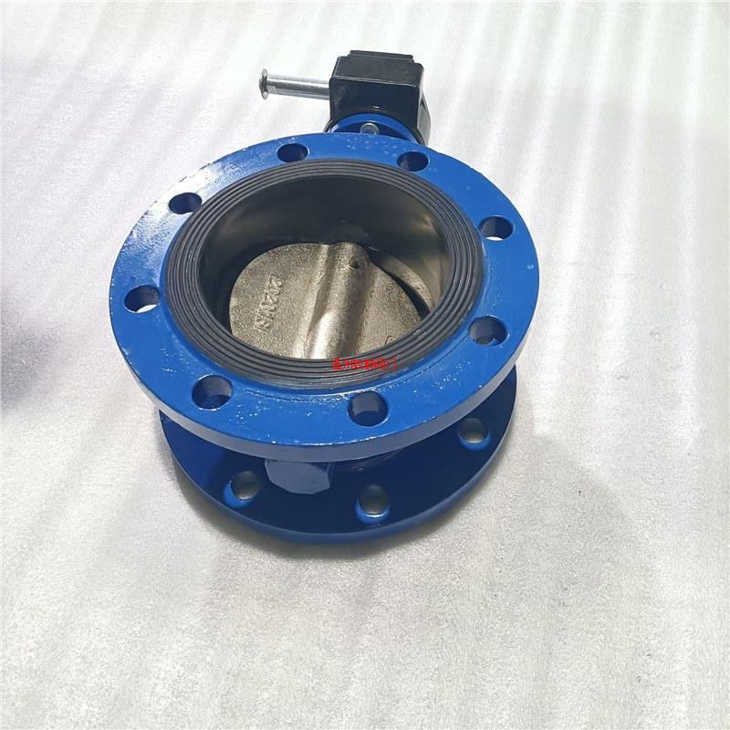 DN250涡轮D341X手动软中线橡胶蝶阀-法兰10/密封16C