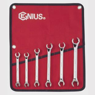 天赋工具6件套全抛光公制油管扳手组管子扳子呆头开口FN 006M