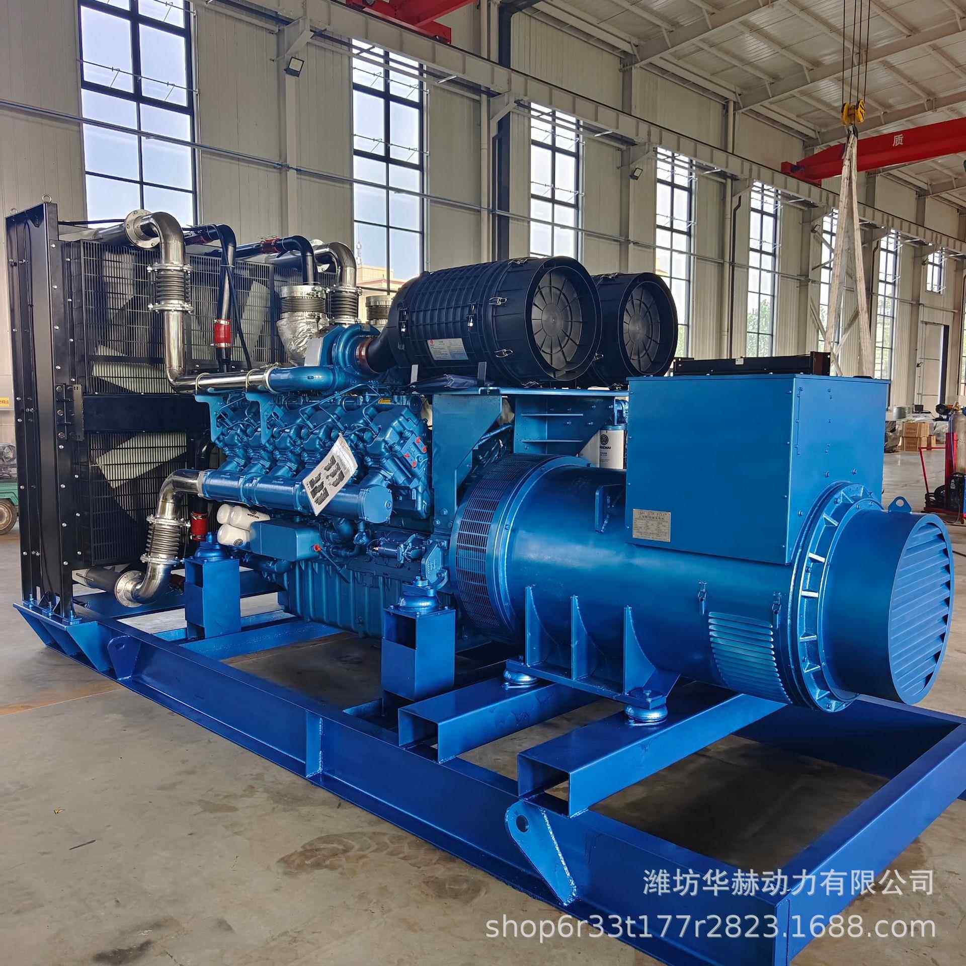 1100音0KW油发电机组380V低噪移动备柴1000用发电机000千瓦