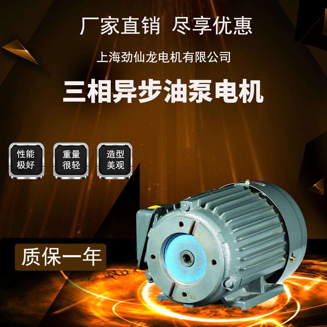 三相内轴电机1.5W4极直插式台式液压站专用电动机可以配各种油泵图片