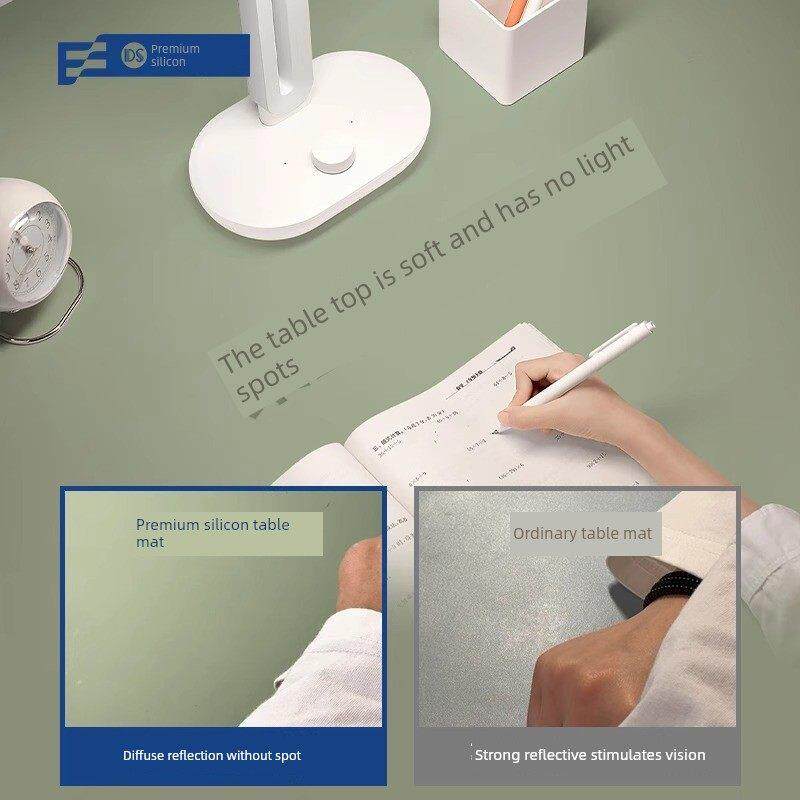 眼睛保护学生桌垫儿童学习桌桌布专用电脑桌面硅保护垫免洗