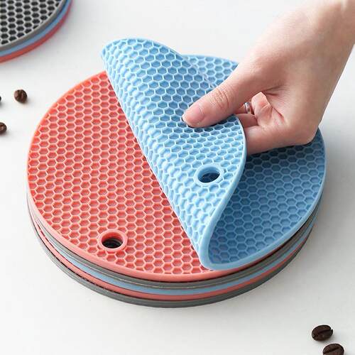 Heat-Resistant Silicone Table Mat, Nordic Style Pot Holder,