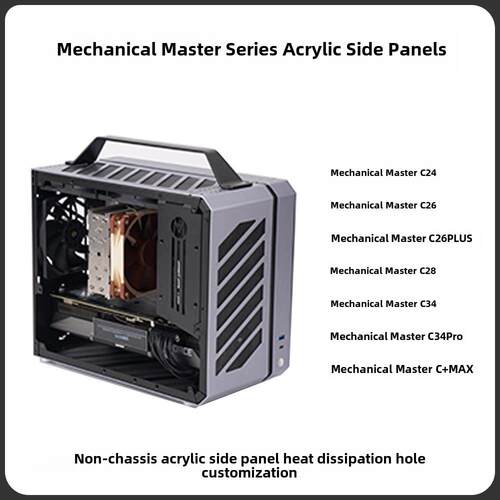 机械大师系列C24 C26 C28 C34 C34Pro C+Max亚克力侧盖定制