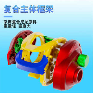 比灵斯水滴轮金属远投防炸线水滴轮超轻打黑微物路亚鱼轮渔线轮