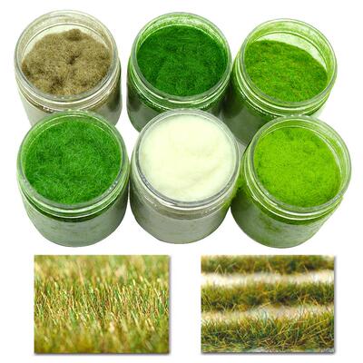 Static Grass Powder 3MM Turf Flocking Nylon Toy Model Scene