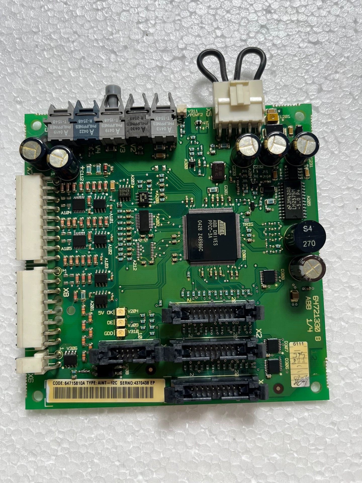 拆机ABB线路板AINT-12C