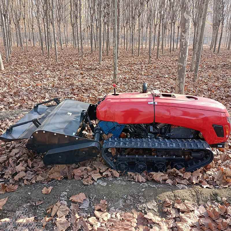 KIJ微遥控式小型耕机大棚苗圃耕柴油36马力机履带地式果园旋耕机