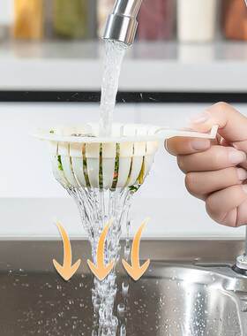 新款直销兔子水槽沥水厨余家用垃圾过滤网干湿分离洗菜防堵地漏过
