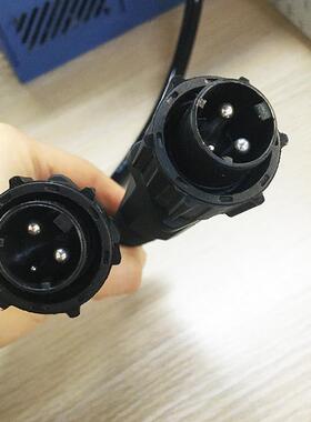 奥玛克6010/7510E电动绿篱机电源线螺纹款锂电修剪机电池连接线