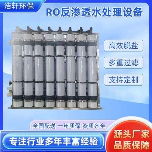 RO反渗透水处理设备工业水处理装置去离子原纯净水器软水设备定制