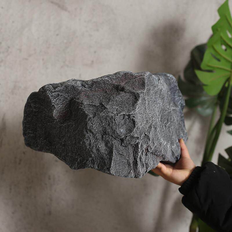 PU彷真泡沫石头假山石头影视造景道具台面装饰摆饰景观石雕塑摆件