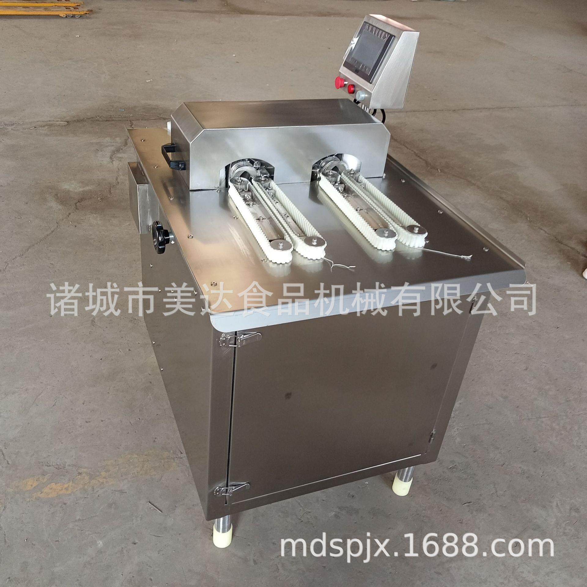 热狗肠全自动双头扎线机烤香肠生产设备香肠腊肠自动加工机器