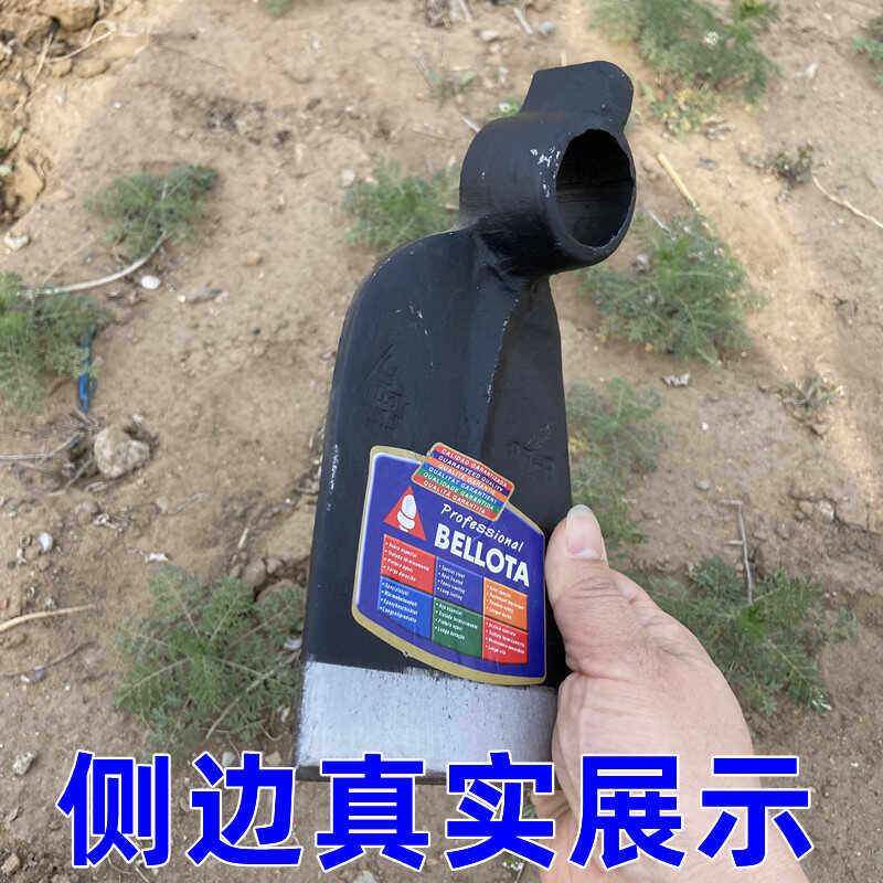 农用锄头锻打翻地开荒开山家用除草种菜农具超厚挖笋挖土一体工具