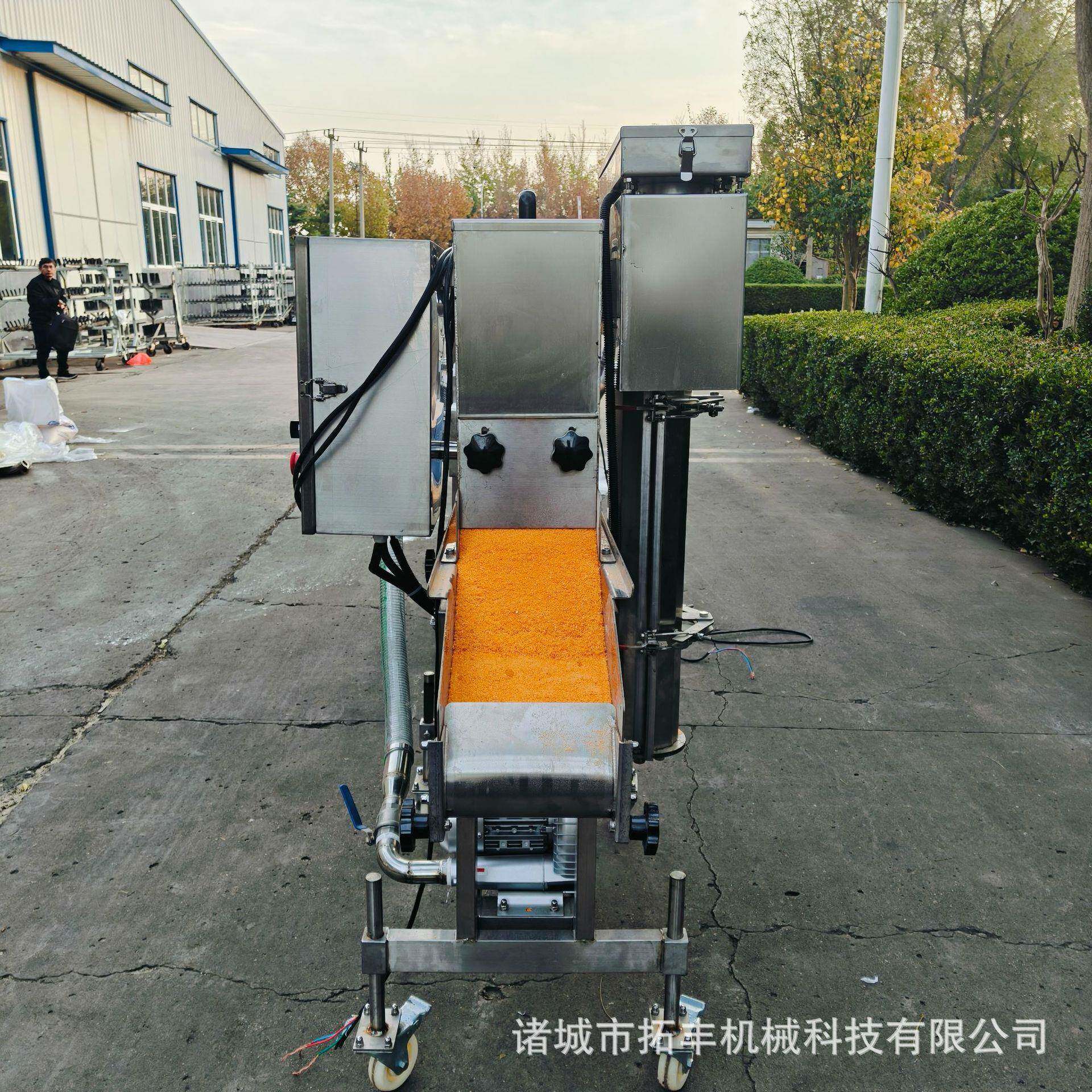 黄金带鱼裹糠机小型鱼排挂浆机全自动裹粉设备春卷上糠机智能操作