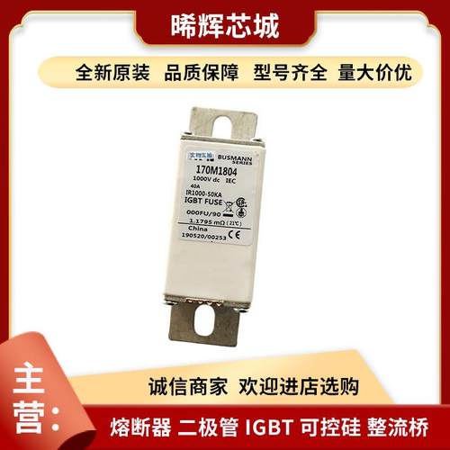 现货 170M1804 170M1805 库存充足直供直流熔断器电子元器件直供