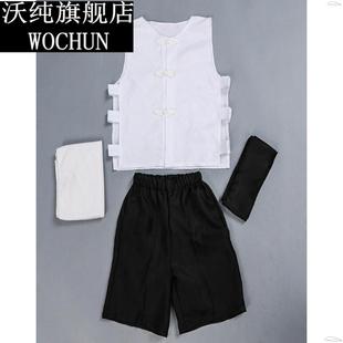 安塞腰鼓阿宝表演出服装放羊娃农民服装武工队小兵张嘎王小二话剧