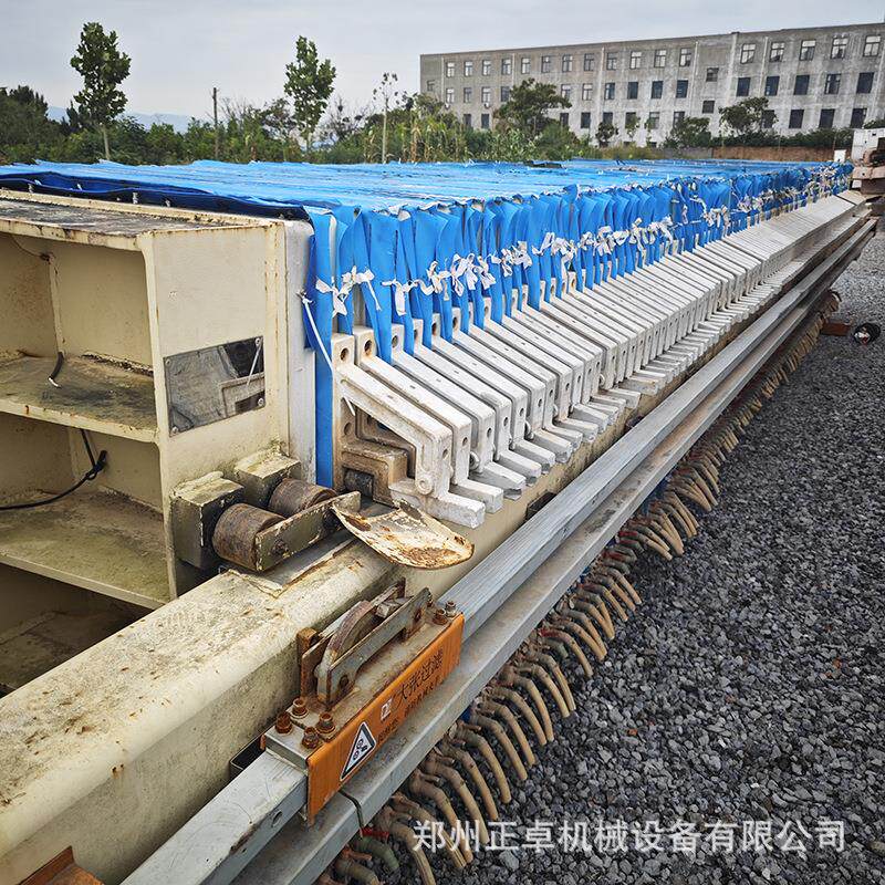 供应一台大张产二手板框压滤机 500方污泥分离设备 污水处理器
