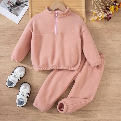 girls long sleeve sweatshirt pants set casual outfit set