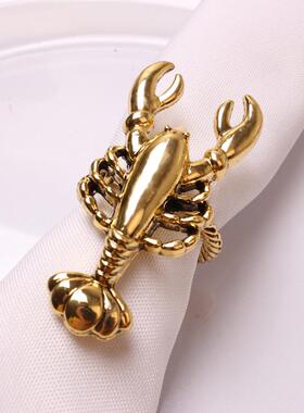 12 pack vintage metal napkin rings ocean Beach Wedding Party
