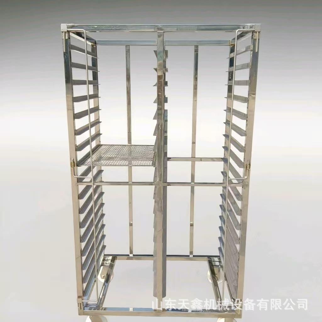 供应山东烟台不锈钢周转车放盘子架子车蒸烧麦用架子蒸馒头包子玉