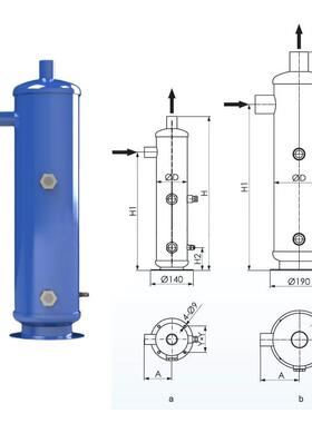 法斯克F66系列F-6604/F-6605/F-6607/F-6609机组用螺旋式油分离器