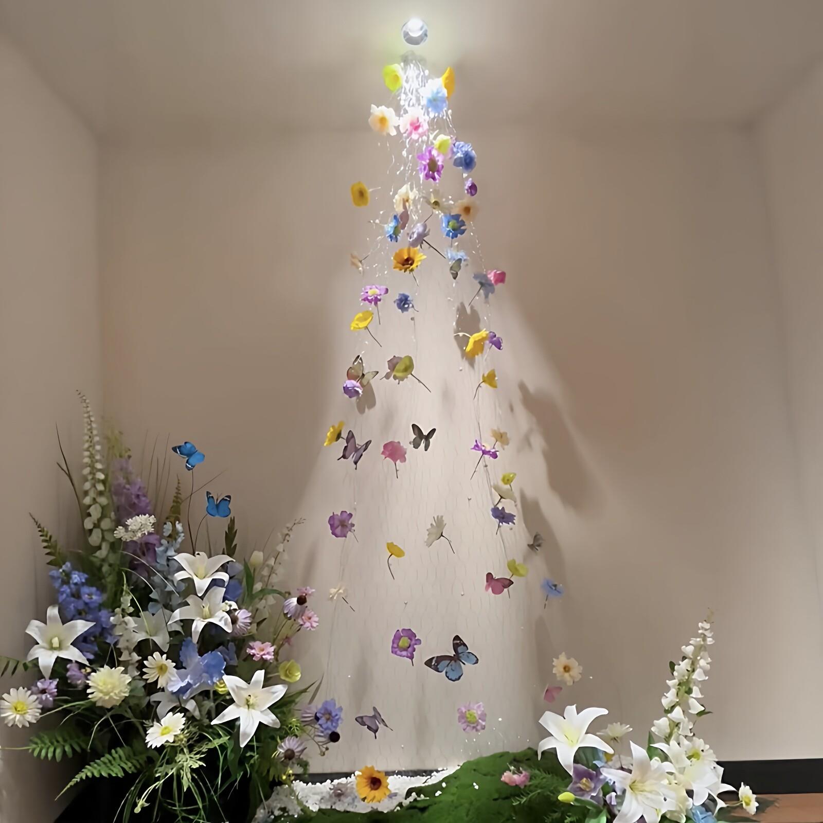 【春日蝴蝶梦网】春天装饰场景布置创意设计感氛围感吊饰拍照道具