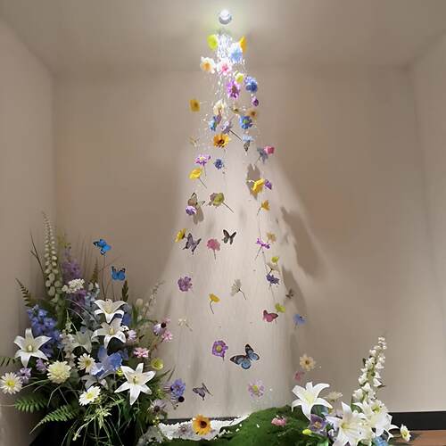 【春日蝴蝶梦网】春天装饰场景布置创意设计感氛围感吊饰拍照道具