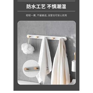 挂衣架壁挂墙上免打孔挂衣钩轻奢卧室墙壁衣服挂架入户玄关挂钩铜