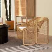 藤编沙发创意花园庭院户外阳台艺术懒人椅露天民宿三件套组合家具