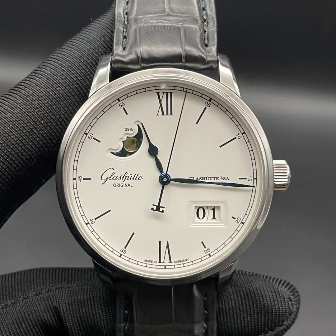 公价90500】98新40mm格拉苏蒂原创议员1-36-04-01-02-30男士手表