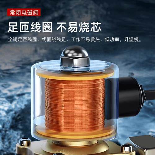 常闭电磁阀水阀20/25/32/40/50/63/75PPR管水开关阀控制阀220V24V