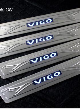 VIGO 皮卡不锈钢带灯门槛条 VIGO door sill 迎宾踏板