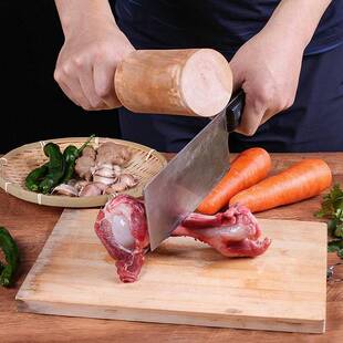 厨房用品剁肉锤敲肉锤菜刀鎚子厨房专用锤餈粑木棒木锤木捣锤