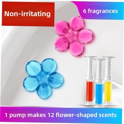 Flower Aromatic Toilet Gel Toilet Deodorant Cleaner Toilet F