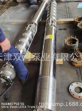 SH200QJH100-75-30KW不锈钢深井泵 海水提升泵 双相钢耐腐蚀水泵