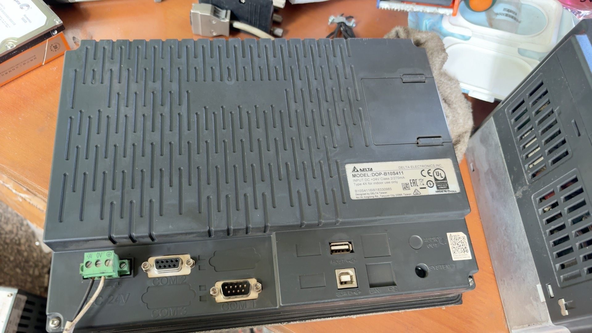 拆机台达十寸触摸屏DOP-B10S411，成色如图，质量包好